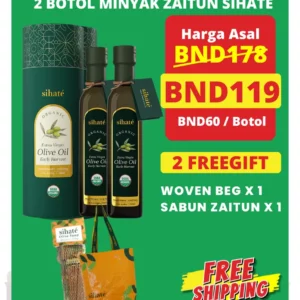 Minyak Zaitun Sihate - Set Combo 2 Botol